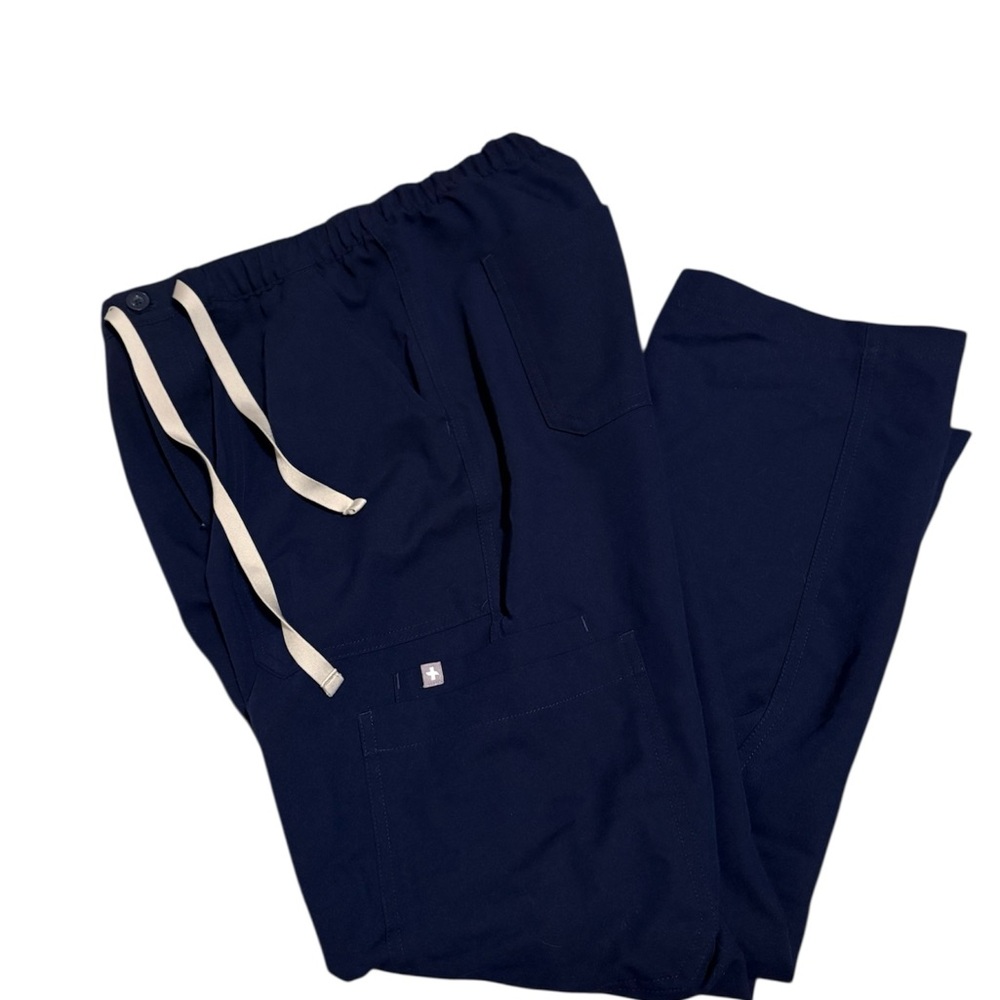 Figs Men's Navy Blue Cairo Cargo Scrub Pants